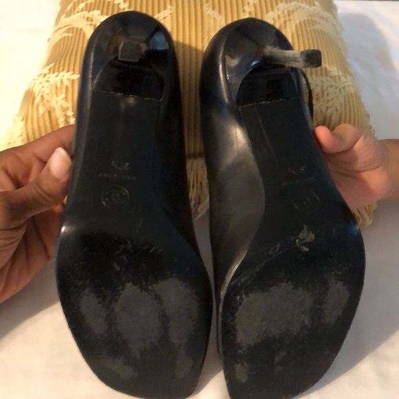 CHANEL Classic Open Toe Heels - Picture 14 of 14